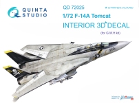 Quinta Studio 1/72 F4U-1A Corsair 3D Interior decal #72025 (GWH)